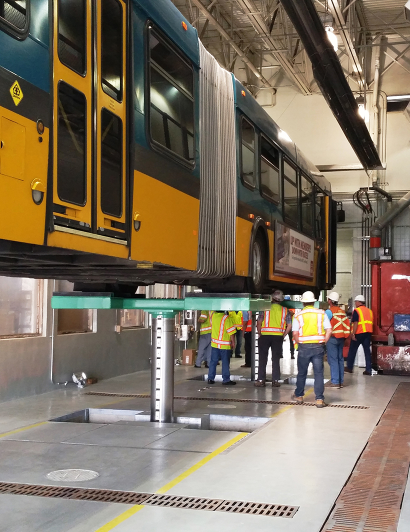King County Metro Ryerson Base Hydraulic Lift Replacement