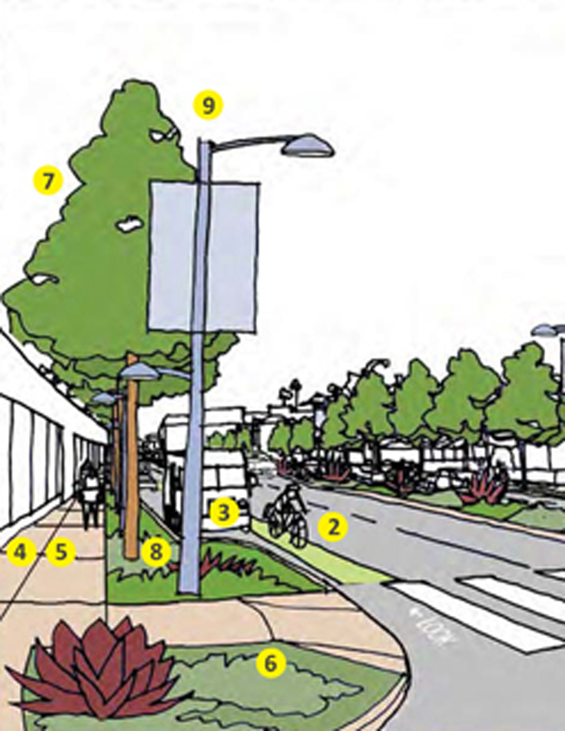 WeHo Design District Streetscape